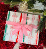 Pink Bows Christmas Wrapping Paper