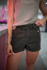 Cheetah Denim Shorts