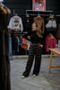 Plaid Wide Leg Pants