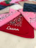 CUSTOM CHAINSTITCH BANDANAS