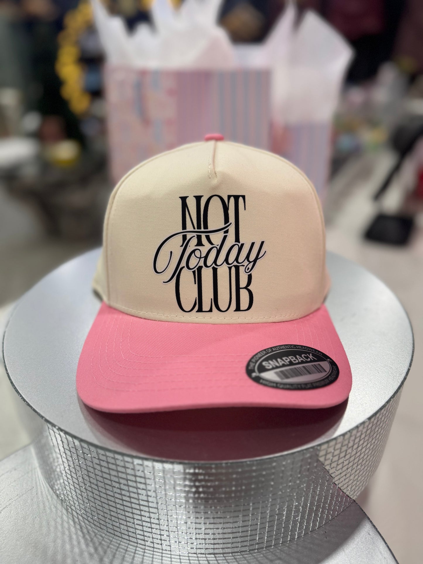 Pink Not Today Club Hat