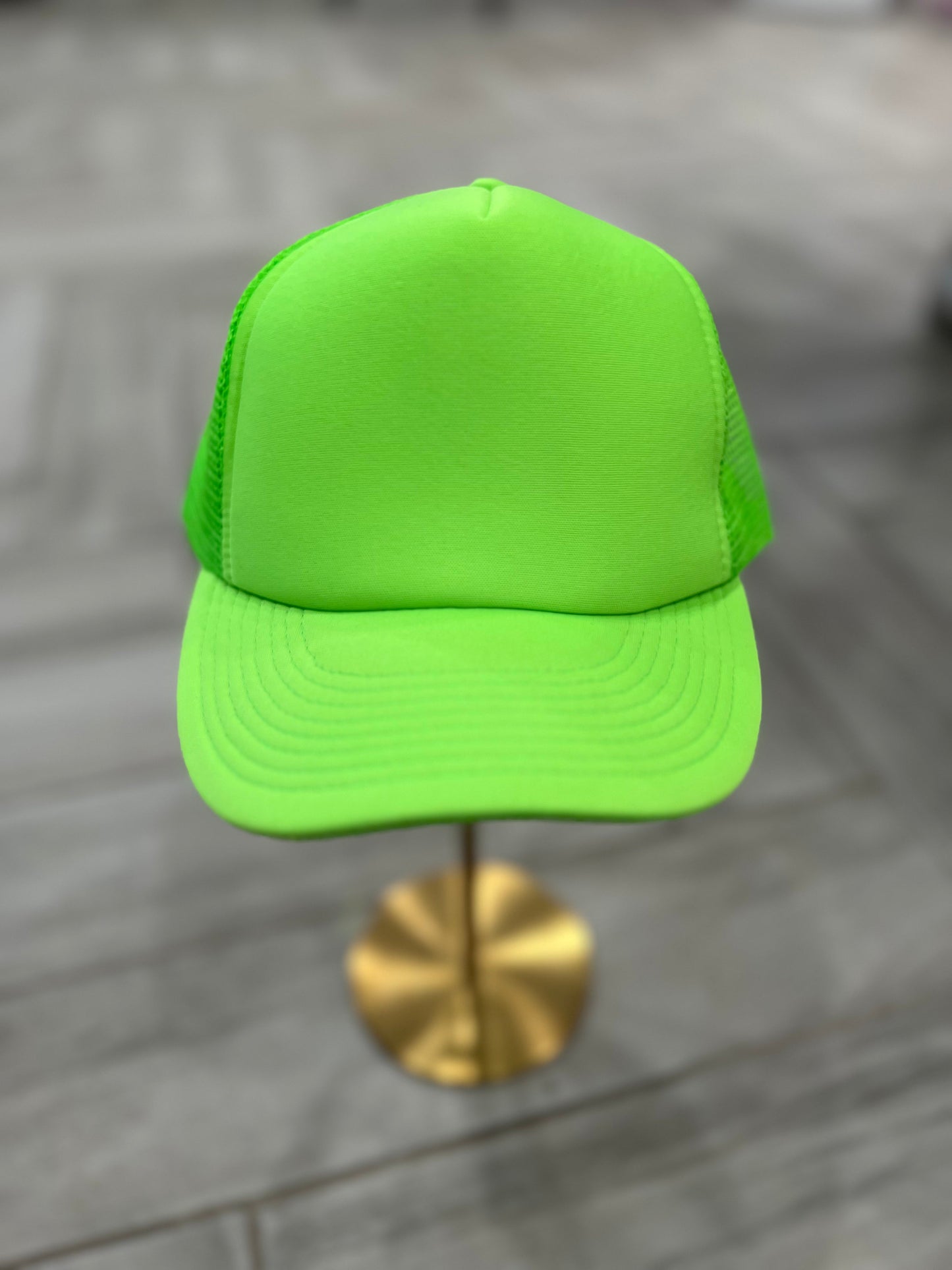 Neon Green Tucker Hat
