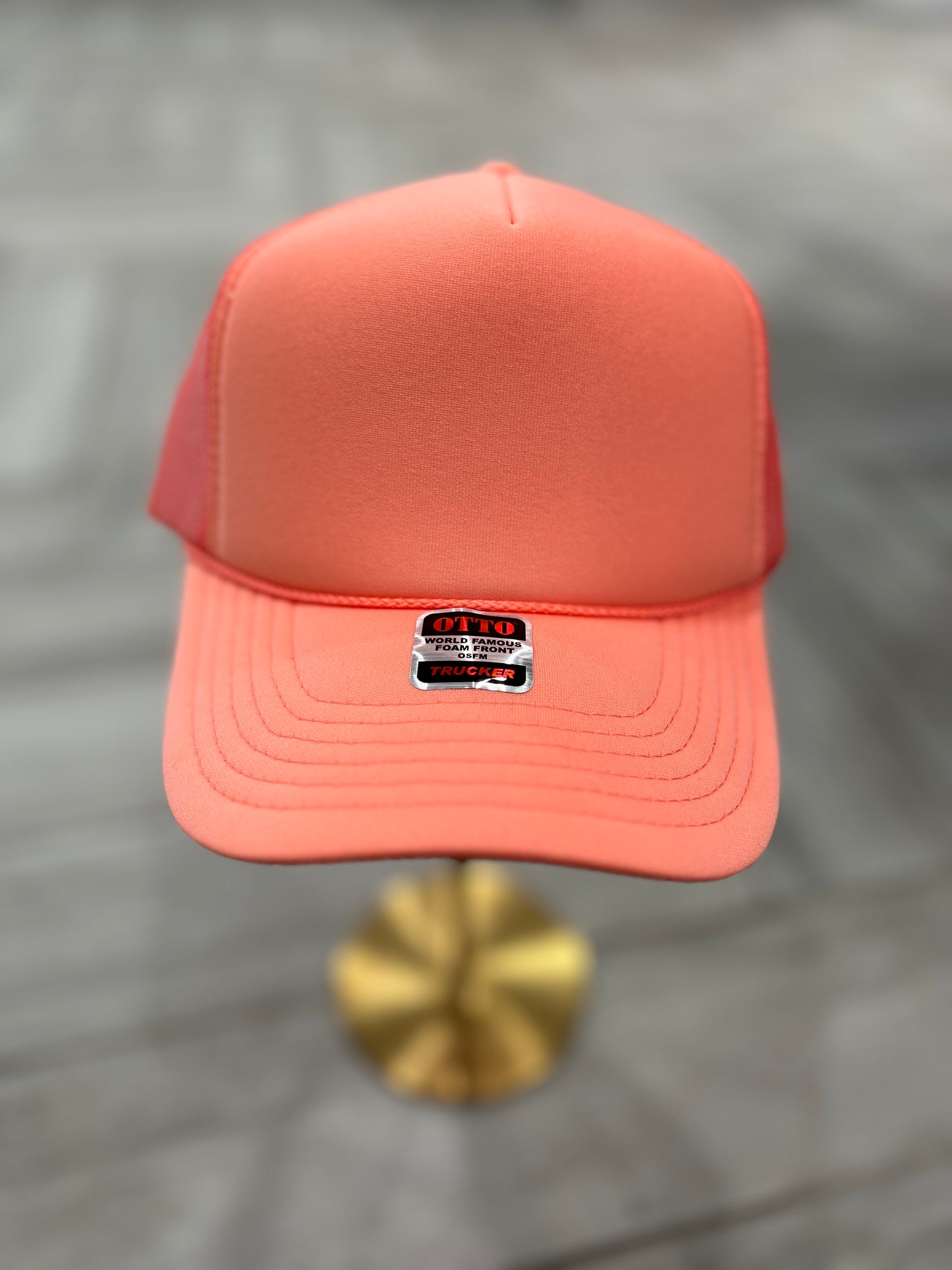 Coral Trucker Hat