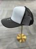 Gray & White Trucker Hat