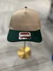 Khaki & Dark Green Hat