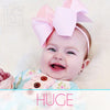 MEDIUM PANTYHOSE HEADBAND WITH SIGNATURE GROSGRAIN BOW (3.5")