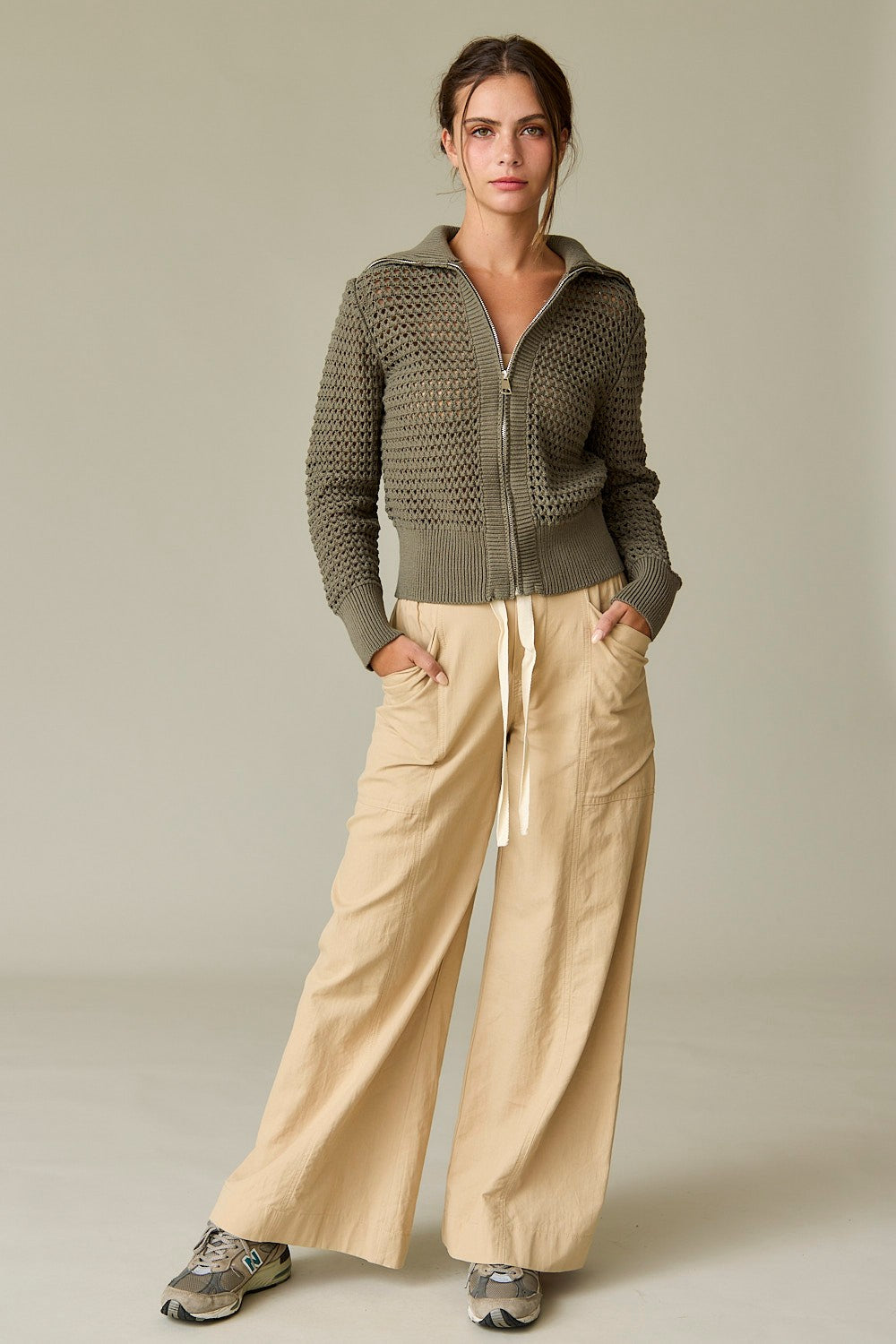 The Breezy Zip Cardigan