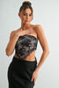Midnight Romance Lace Tube Top