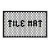 TILE MAT- WHITE/BLACK STANDARD