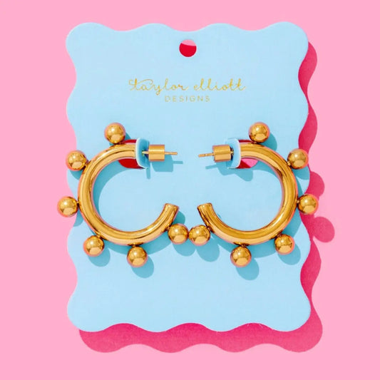 Naomi Medium Hoop Earrings