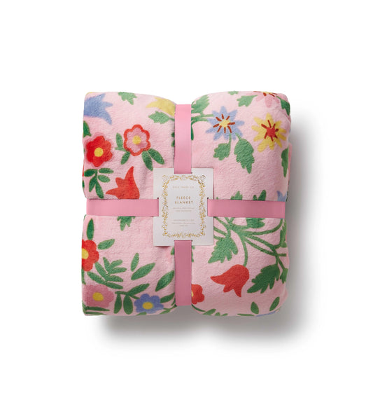 Rosette Fleece Blanket