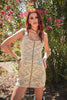 Western Buckle Denim Dress
