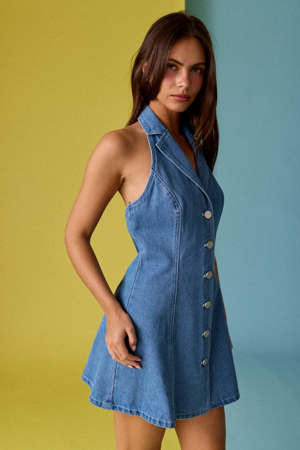 BLUE SKIES DENIM DRESS