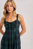 Everly Plaid Midi Dress