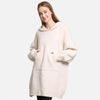 Solid Color Soft Hooded Blanket Hoodies with Pocket