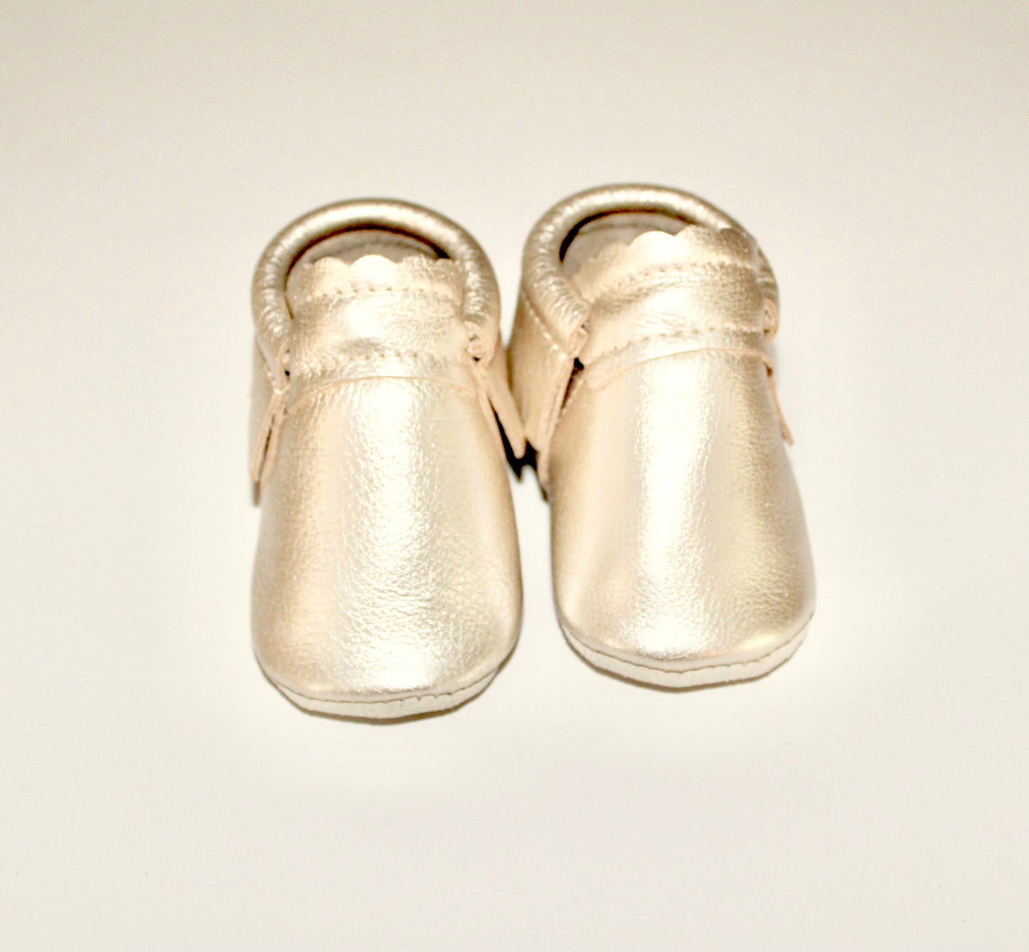 Champagne Metallic Moccs