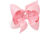 LARGE SIGNATURE GROSGRAIN DOUBLE KNOT BOW ON CLIP (4.5")