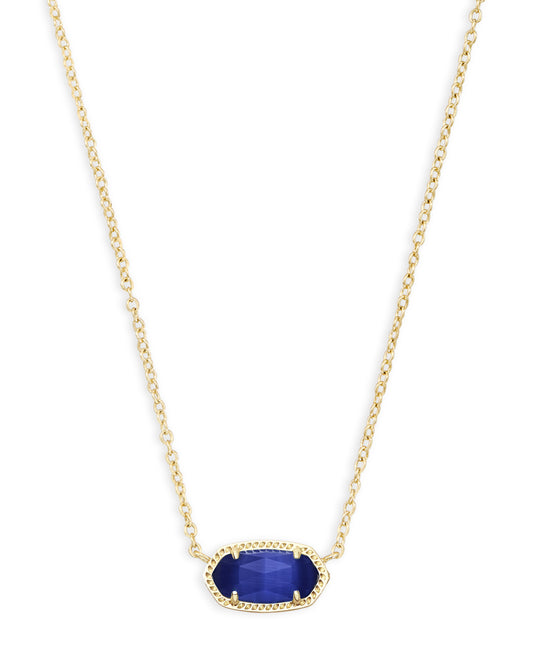 Elisa Gold Cobalt Necklace