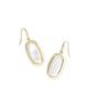 Dani Bezel Drop Earrings