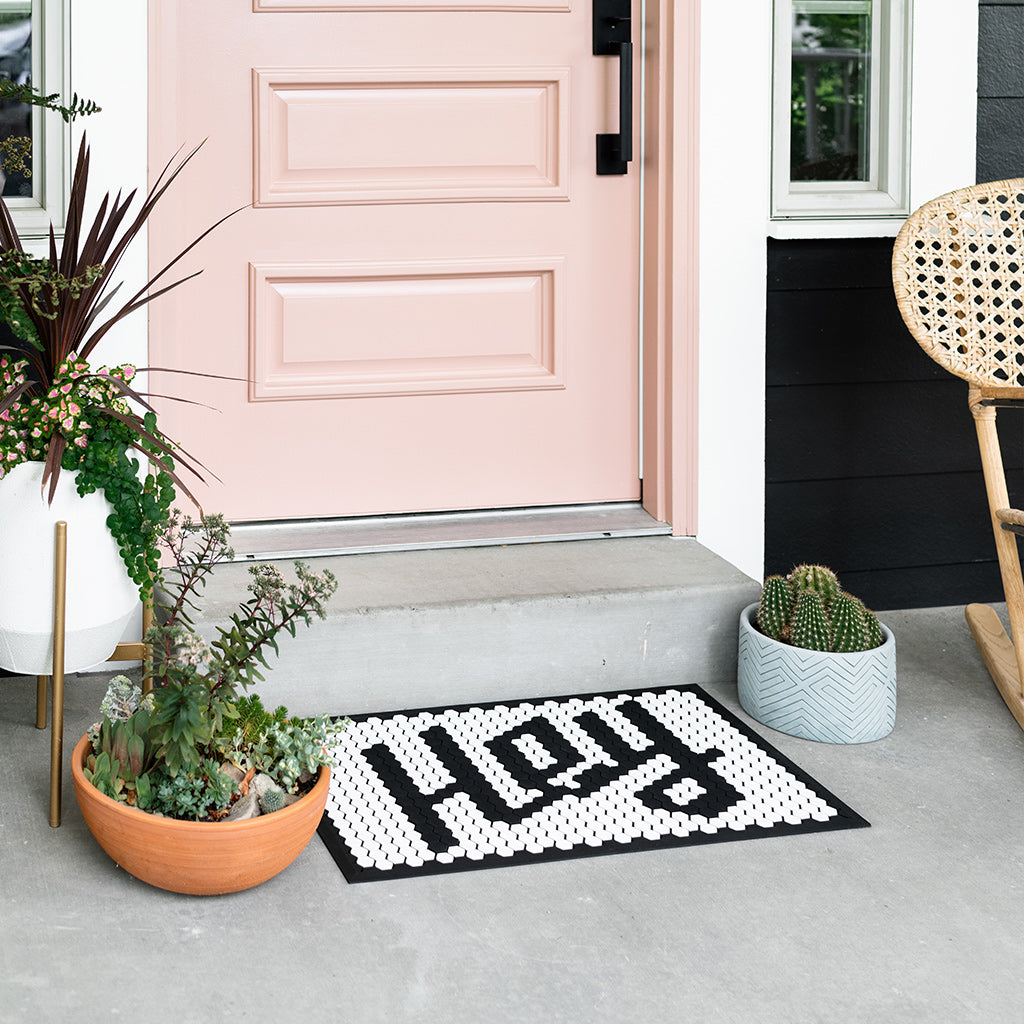 TILE MAT- WHITE/BLACK STANDARD