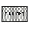 TILE MAT- WHITE/BLACK STANDARD